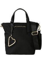 【ランバン オン ブルー/LANVIN en Bleu】のマルクハートカラビナ 小トートバッグ ブラック|ID: prp329100003862797 ipo3291000000035105533
