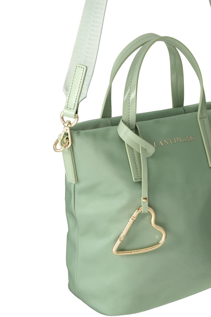 【ランバン オン ブルー/LANVIN en Bleu】のマルクハートカラビナ 小トートバッグ 人気、トレンドファッション・服の通販 founy(ファニー) 　ファッション　Fashion　レディースファッション　Fashion for Women　バッグ　Bags　おすすめ　Recommended / Our Picks　コンパクト　Compact, Small Size　ショルダー　Shoulder, Shoulder Strap　シンプル　Simple, Minimal　スポーティ　Sporty, Casual Athletic　ポケット　Pocket, Pocket Detail　ポーチ　Pouch, Small Case　財布　Wallet, Purse　other-5|ID: prp329100003862797 ipo3291000000035779143