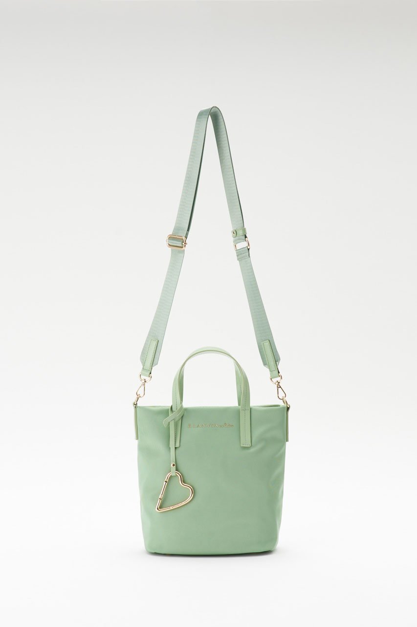 【ランバン オン ブルー/LANVIN en Bleu】のマルクハートカラビナ 小トートバッグ 人気、トレンドファッション・服の通販 founy(ファニー) 　ファッション　Fashion　レディースファッション　Fashion for Women　バッグ　Bags　おすすめ　Recommended / Our Picks　コンパクト　Compact, Small Size　ショルダー　Shoulder, Shoulder Strap　シンプル　Simple, Minimal　スポーティ　Sporty, Casual Athletic　ポケット　Pocket, Pocket Detail　ポーチ　Pouch, Small Case　財布　Wallet, Purse　other-8|ID: prp329100003862797 ipo3291000000035779146