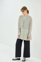 【ランバン オン ブルー/LANVIN en Bleu】のメニーボタンカーディガン 人気、トレンドファッション・服の通販 founy(ファニー) ファッション Fashion レディースファッション Fashion for Women トップス・カットソー Cut & Sew Tops ニット Knit Tops & Sweaters カーディガン・羽織り Layered Style Cardigans おすすめ Recommended / Our Picks イエロー Yellow カーディガン Cardigan, Knitwear ショート Short, Short Length バランス Balance, Style Balance 人気 Popular, Best Seller thumbnail グレー|ID: prp329100003862810 ipo3291000000032950070