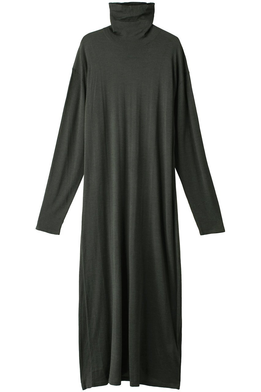 【リムアーク/RIM.ARK】のPrint knit OP/ワンピース インテリア・キッズ・メンズ・レディースファッション・服の通販 founy(ファニー) 　ファッション　Fashion　レディースファッション　Fashion for Women　ワンピース　Dresses　チュニック　Tunic Tops & Dresses　おすすめ　Recommended / Our Picks　インナー　Innerwear　シンプル　Simple, Minimal　ジャケット　Jacket, Outerwear　チュニック　Tunic, Long Top　プリント　Print, Printed Pattern　ロング　Long, Long-Length　グリーン|ID: prp329100003862827 ipo3291000000034969439