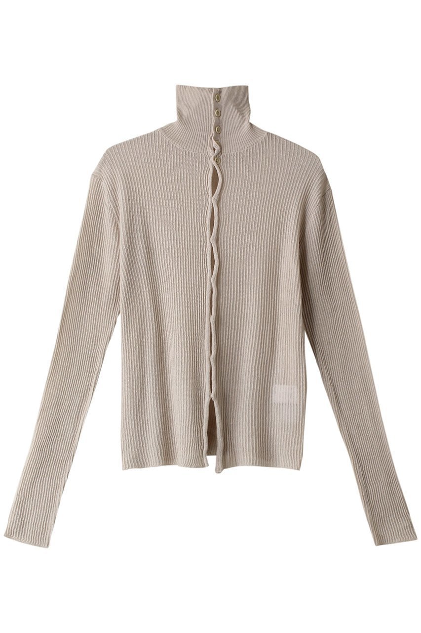 【リムアーク/RIM.ARK】のSheer rib knit tops/トップス インテリア・キッズ・メンズ・レディースファッション・服の通販 founy(ファニー) 　ファッション　Fashion　レディースファッション　Fashion for Women　トップス・カットソー　Cut & Sew Tops　ニット　Knit Tops & Sweaters　カジュアルプルオーバー・ニットトップス　Pullovers & Knit Tops / Casual Pullovers　おすすめ　Recommended / Our Picks　インナー　Innerwear　ハイネック　High Neck, Mock Neck　人気　Popular, Best Seller　ベージュ|ID: prp329100003862829 ipo3291000000032959442