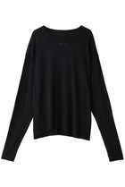 【リムアーク/RIM.ARK】のPrint knit tops/ニット 人気、トレンドファッション・服の通販 founy(ファニー) ファッション Fashion レディースファッション Fashion for Women トップス・カットソー Cut & Sew Tops ニット Knit Tops & Sweaters カジュアルプルオーバー・ニットトップス Pullovers & Knit Tops / Casual Pullovers おすすめ Recommended / Our Picks インナー Innerwear シンプル Simple, Minimal プリント Print, Printed Pattern thumbnail ブラック|ID: prp329100003862831 ipo3291000000034970194
