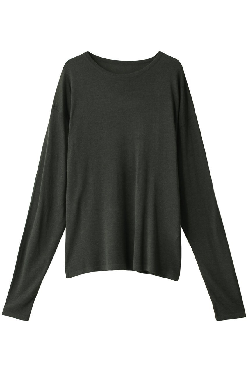 【リムアーク/RIM.ARK】のPrint knit tops/ニット インテリア・キッズ・メンズ・レディースファッション・服の通販 founy(ファニー) 　ファッション　Fashion　レディースファッション　Fashion for Women　トップス・カットソー　Cut & Sew Tops　ニット　Knit Tops & Sweaters　カジュアルプルオーバー・ニットトップス　Pullovers & Knit Tops / Casual Pullovers　おすすめ　Recommended / Our Picks　インナー　Innerwear　シンプル　Simple, Minimal　プリント　Print, Printed Pattern　グリーン|ID: prp329100003862831 ipo3291000000034970195