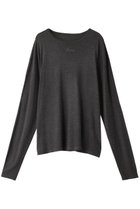 【リムアーク/RIM.ARK】のPrint knit tops/ニット 人気、トレンドファッション・服の通販 founy(ファニー) ファッション Fashion レディースファッション Fashion for Women トップス・カットソー Cut & Sew Tops ニット Knit Tops & Sweaters カジュアルプルオーバー・ニットトップス Pullovers & Knit Tops / Casual Pullovers おすすめ Recommended / Our Picks インナー Innerwear シンプル Simple, Minimal プリント Print, Printed Pattern thumbnail グレー|ID: prp329100003862831 ipo3291000000034970196