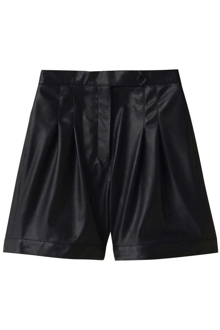 【リムアーク/RIM.ARK】のFaux leather half PT/ハーフパンツ インテリア・キッズ・メンズ・レディースファッション・服の通販 founy(ファニー) https://founy.com/ ファッション Fashion レディースファッション Fashion for Women パンツ Pants & Trousers ショートパンツ・ハーフパンツ High-Waisted & Relaxed Shorts ショート Short, Short Length ジャケット Jacket, Outerwear ハーフ Half, Half-Length フロント Front, Front Design ロング Long, Long-Length 再入荷 Restock / Back in Stock |ID: prp329100003862843 ipo3291000000035332350