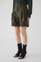 【リムアーク/RIM.ARK】のFaux leather half PT/ハーフパンツ カーキ|ID: prp329100003862843 ipo3291000000035332352