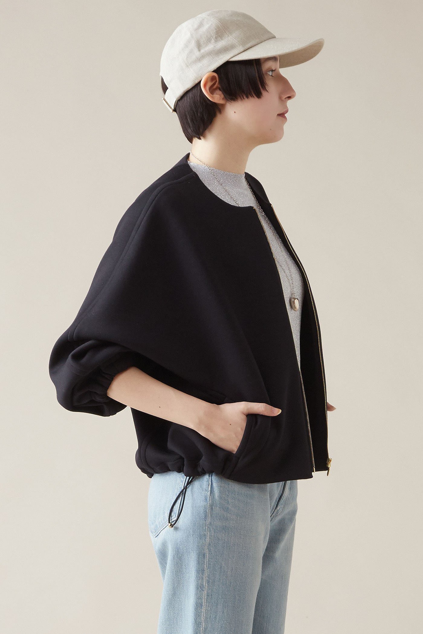 【マルティニーク/martinique】のダンボールジップブルゾン(一部WEB限定カラー) 人気、トレンドファッション・服の通販 founy(ファニー) 　ファッション　Fashion　レディースファッション　WOMEN　アウター　Coat Outerwear　ジャケット　Jackets　ブルゾン　Blouson/Jackets　ジャケット　Jacket　フェミニン　Feminine　ブルゾン　Blouson　エレガント 上品　Elegant　other-8|ID: prp329100003862850 ipo3291000000031381167