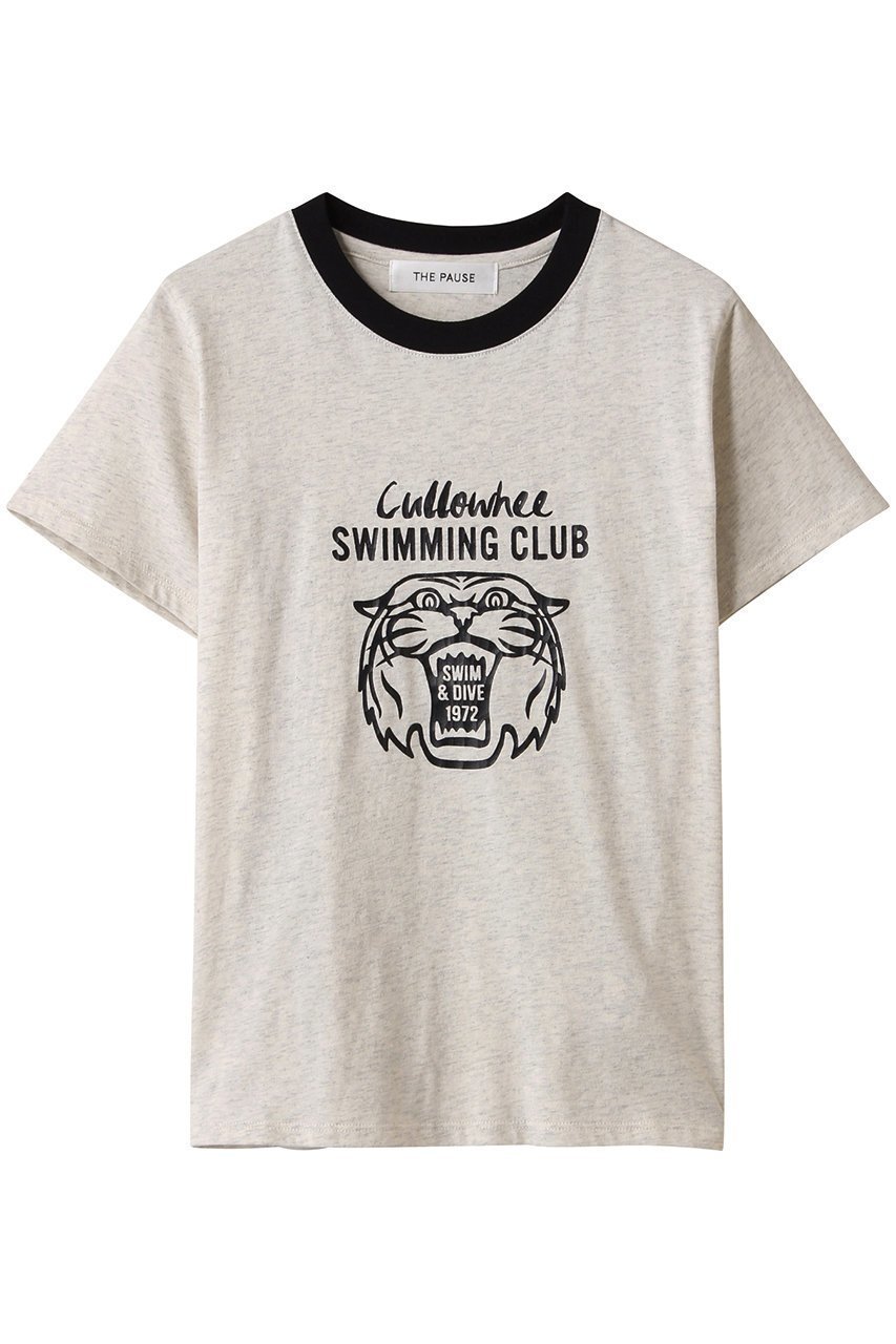 【ウィムガゼット/Whim Gazette】の【THE PAUSE】TIGER Tシャツ インテリア・キッズ・メンズ・レディースファッション・服の通販 founy(ファニー) 　ファッション　Fashion　レディースファッション　Fashion for Women　トップス・カットソー　Cut & Sew Tops　シャツ・ブラウス・オフィスカジュアル　Elegant Blouses & Button-Ups　ロングTシャツ・Tシャツ　Longline T-Shirts & Tees　カットソー・ベーシックTシャツ　Cut-and-Sewn Tops / Stretch Tees & Basics　おすすめ　Recommended / Our Picks　インナー　Innerwear　コンパクト　Compact, Small Size　ショート　Short, Short Length　ジャケット　Jacket, Outerwear　スポーティ　Sporty, Casual Athletic　スリーブ　Sleeve, Long Sleeve / Short Sleeve　デニム　Denim, Jeans Material　プリント　Print, Printed Pattern　ボトム　Bottoms, Lower Wear　メランジ　Melange, Mixed Yarn　ヴィンテージ　Vintage Style　ライトベージュ|ID: prp329100003862866 ipo3291000000032873358