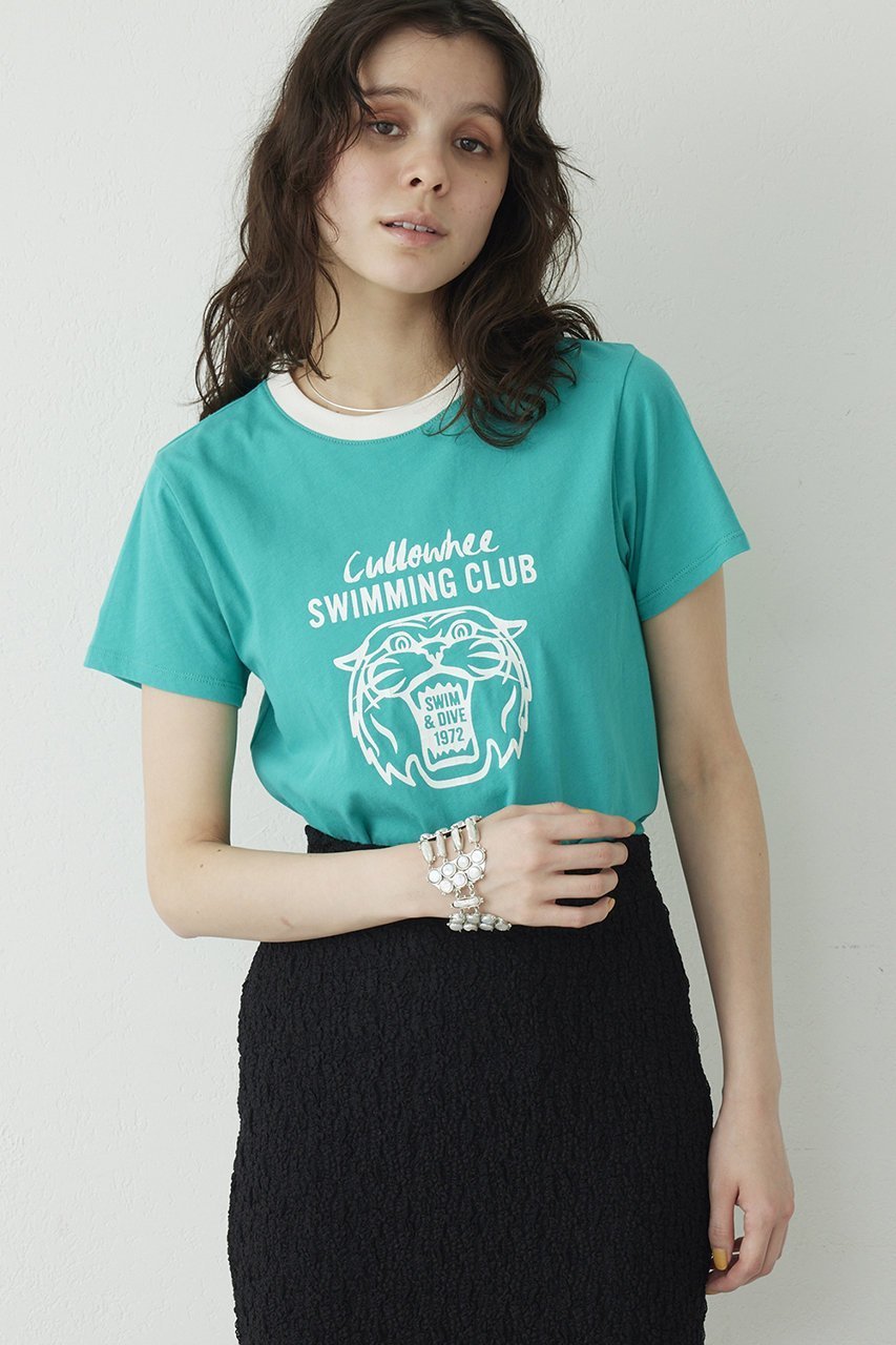 【ウィムガゼット/Whim Gazette】の【THE PAUSE】TIGER Tシャツ インテリア・キッズ・メンズ・レディースファッション・服の通販 founy(ファニー) 　ファッション　Fashion　レディースファッション　Fashion for Women　トップス・カットソー　Cut & Sew Tops　シャツ・ブラウス・オフィスカジュアル　Elegant Blouses & Button-Ups　ロングTシャツ・Tシャツ　Longline T-Shirts & Tees　カットソー・ベーシックTシャツ　Cut-and-Sewn Tops / Stretch Tees & Basics　おすすめ　Recommended / Our Picks　インナー　Innerwear　コンパクト　Compact, Small Size　ショート　Short, Short Length　ジャケット　Jacket, Outerwear　スポーティ　Sporty, Casual Athletic　スリーブ　Sleeve, Long Sleeve / Short Sleeve　デニム　Denim, Jeans Material　プリント　Print, Printed Pattern　ボトム　Bottoms, Lower Wear　メランジ　Melange, Mixed Yarn　ヴィンテージ　Vintage Style　グリーン|ID: prp329100003862866 ipo3291000000032873364