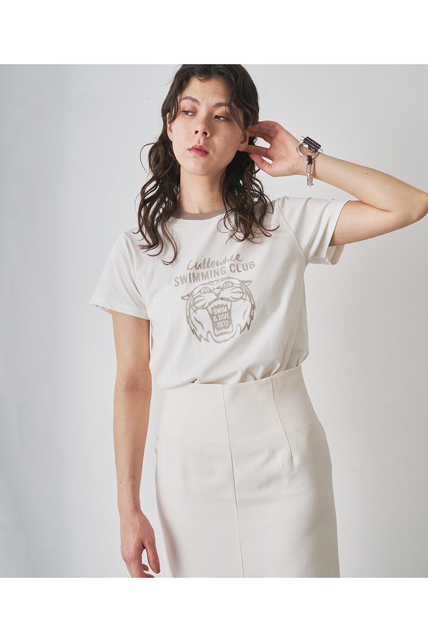 【ウィムガゼット/Whim Gazette】の【THE PAUSE】TIGER Tシャツ 人気、トレンドファッション・服の通販 founy(ファニー) 　ファッション　Fashion　レディースファッション　Fashion for Women　トップス・カットソー　Cut & Sew Tops　シャツ・ブラウス・オフィスカジュアル　Elegant Blouses & Button-Ups　ロングTシャツ・Tシャツ　Longline T-Shirts & Tees　カットソー・ベーシックTシャツ　Cut-and-Sewn Tops / Stretch Tees & Basics　おすすめ　Recommended / Our Picks　インナー　Innerwear　コンパクト　Compact, Small Size　ショート　Short, Short Length　ジャケット　Jacket, Outerwear　スポーティ　Sporty, Casual Athletic　スリーブ　Sleeve, Long Sleeve / Short Sleeve　デニム　Denim, Jeans Material　プリント　Print, Printed Pattern　ボトム　Bottoms, Lower Wear　メランジ　Melange, Mixed Yarn　ヴィンテージ　Vintage Style　other-5|ID: prp329100003862866 ipo3291000000032873401