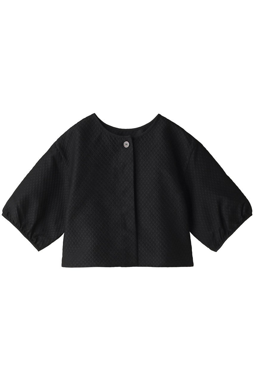 【アミカ/AMICA / KIDS】の【KIDS】2wayクチュールトップ インテリア・キッズ・メンズ・レディースファッション・服の通販 founy(ファニー) 　ファッション　Fashion　キッズファッション　Fashion for Kids　トップス・カットソー　Cut & Sew Tops　おすすめ　Recommended / Our Picks　オケージョン　Occasion Wear　ジャカード／ジャガード　Jacquard, Woven Pattern　ボレロ　Bolero, Short Cardigan　人気　Popular, Best Seller　無地　Plain, Solid Color　ブラック|ID: prp329100003864673 ipo3291000000032837772