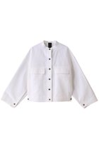 【ドメル/DOMELLE】のコットン リネン 2WAYショート シャツ 人気、トレンドファッション・服の通販 founy(ファニー) ファッション Fashion レディースファッション WOMEN トップス・カットソー Tops/Tshirt シャツ/ブラウス Shirts/Blouses カシュクール Cachecoeur ショート Short ジャケット Jacket スリット Slit スリーブ Sleeve ビッグ Big フォルム Form ブルゾン Blouson リネン Linen ロング Long thumbnail ホワイト|ID: prp329100003864688 ipo3291000000029960016