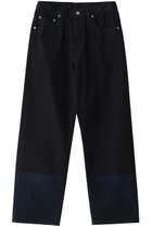 【ヨーク/YOKE / MEN】の【MEN】5P ワイドレッグ ストレート デニムパンツ 人気、トレンドファッション・服の通販 founy(ファニー) ファッション Fashion メンズファッション Fashion for Men ボトムス Bottoms デニムパンツ・ジーンズ Denim Pants シンプル Simple, Minimal ストレート Straight, Straight Cut デニム Denim, Jeans Material リラックス Relax, Relaxed Fit ワイド Wide, Wide Fit 定番 Standard, Basic Item thumbnail ブラック|ID: prp329100003864700 ipo3291000000032819957