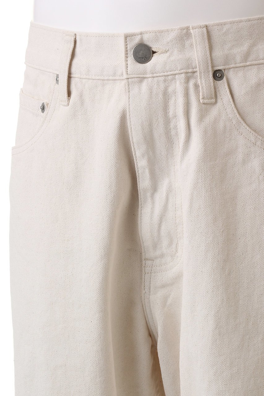 【ヨーク/YOKE / MEN】の【MEN】5P ワイドレッグ ストレート デニムパンツ 人気、トレンドファッション・服の通販 founy(ファニー) 　ファッション　Fashion　メンズファッション　Fashion for Men　ボトムス　Bottoms　デニムパンツ・ジーンズ　Denim Pants　シンプル　Simple, Minimal　ストレート　Straight, Straight Cut　デニム　Denim, Jeans Material　リラックス　Relax, Relaxed Fit　ワイド　Wide, Wide Fit　定番　Standard, Basic Item　other-5|ID: prp329100003864700 ipo3291000000032819961