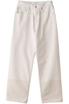 【ヨーク/YOKE】の【UNISEX】5P ワイドレッグ ストレート デニムパンツ 人気、トレンドファッション・服の通販 founy(ファニー) ファッション Fashion レディースファッション Fashion for Women パンツ Pants & Trousers デニムパンツ・ジーンズ・美脚デニム Denim Jeans & Pants ユニセックス Unisex, Genderless シンプル Simple, Minimal ストレート Straight, Straight Cut デニム Denim, Jeans Material リラックス Relax, Relaxed Fit ワイド Wide, Wide Fit 定番 Standard, Basic Item thumbnail ホワイト|ID: prp329100003864700 ipo3291000000036751584