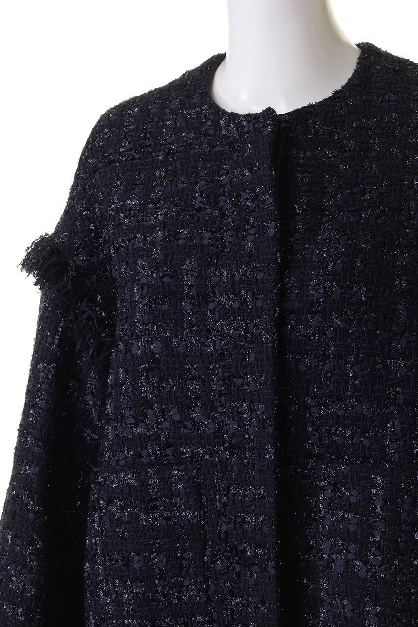 【デパリエ/DEPAREILLE】のラメツィードバルーンスリーブジャケット 人気、トレンドファッション・服の通販 founy(ファニー)  ファッション Fashion レディースファッション Fashion for Women アウター Coat / Outerwear Collection レディースジャケット・軽アウター Jackets ジャケット Jacket, Outerwear バルーン Balloon, Balloon Silhouette パーティ Party, Party Style フリンジ Fringe, Tassel ブルゾン Blouson, Bomber Jacket エレガント 上品 Elegant other-5|ID: prp329100003864755 ipo3291000000032961092