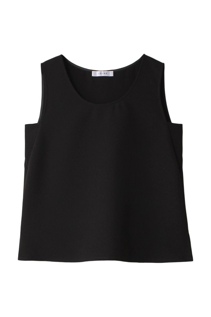 【アドーア/ADORE】のドライタッチWクロスブラウス インテリア・キッズ・メンズ・レディースファッション・服の通販 founy(ファニー) https://founy.com/ ファッション Fashion レディースファッション Fashion for Women トップス・カットソー Cut & Sew Tops キャミソール&ノースリーブ Camisoles & Sleeveless Tops シャツ・ブラウス・オフィスカジュアル Elegant Blouses & Button-Ups インナー Innerwear シンプル Simple, Minimal ジャケット Jacket, Outerwear ダブル Double, Double-Breasted ノースリーブ Sleeveless, No-Sleeve フレア Flare, Flared エレガント 上品 Elegant |ID: prp329100003866148 ipo3291000000036724568