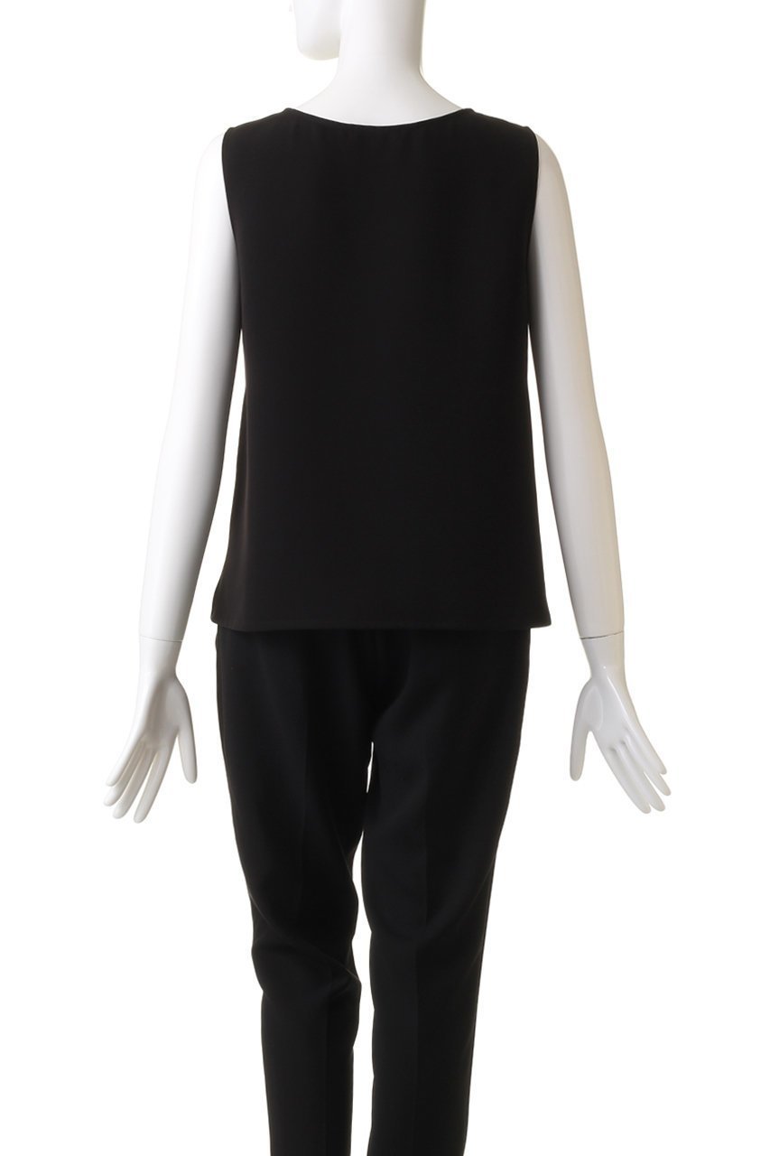 【アドーア/ADORE】のドライタッチWクロスブラウス 人気、トレンドファッション・服の通販 founy(ファニー) 　ファッション　Fashion　レディースファッション　Fashion for Women　トップス・カットソー　Cut & Sew Tops　キャミソール&ノースリーブ　Camisoles & Sleeveless Tops　シャツ・ブラウス・オフィスカジュアル　Elegant Blouses & Button-Ups　インナー　Innerwear　シンプル　Simple, Minimal　ジャケット　Jacket, Outerwear　ダブル　Double, Double-Breasted　ノースリーブ　Sleeveless, No-Sleeve　フレア　Flare, Flared　エレガント 上品　Elegant　other-4|ID: prp329100003866148 ipo3291000000036791835