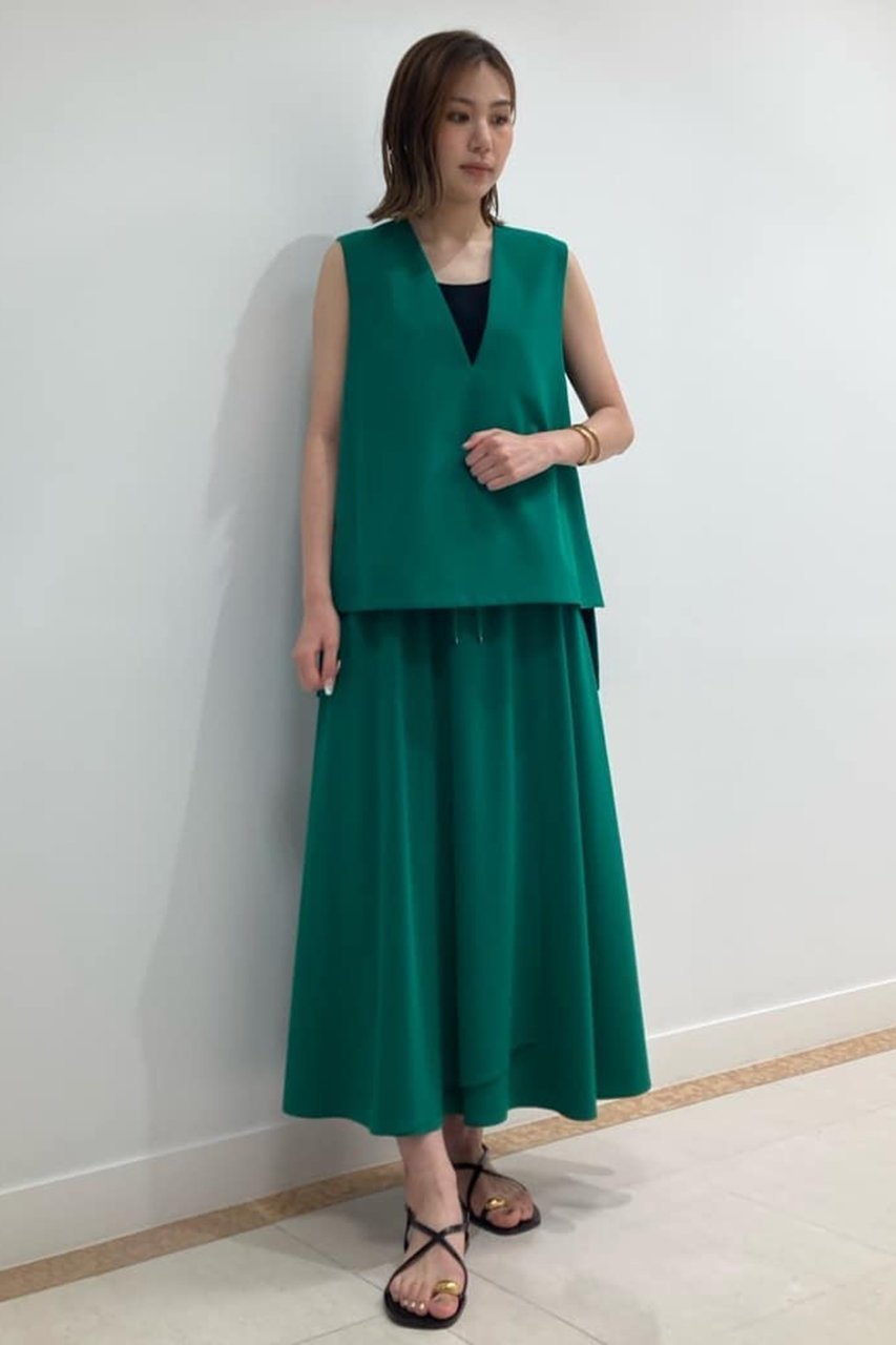 【アドーア/ADORE】のドライタッチWクロスブラウス 人気、トレンドファッション・服の通販 founy(ファニー) 　ファッション　Fashion　レディースファッション　Fashion for Women　トップス・カットソー　Cut & Sew Tops　キャミソール&ノースリーブ　Camisoles & Sleeveless Tops　シャツ・ブラウス・オフィスカジュアル　Elegant Blouses & Button-Ups　インナー　Innerwear　シンプル　Simple, Minimal　ジャケット　Jacket, Outerwear　ダブル　Double, Double-Breasted　ノースリーブ　Sleeveless, No-Sleeve　フレア　Flare, Flared　エレガント 上品　Elegant　other-7|ID: prp329100003866148 ipo3291000000036791838