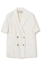 【サードマガジン/THIRD MAGAZINE】のショートスリーブジャケット 人気、トレンドファッション・服の通販 founy(ファニー) ファッション Fashion レディースファッション Fashion for Women アウター Coat / Outerwear Collection レディースジャケット・軽アウター Jackets おすすめ Recommended / Our Picks カーディガン Cardigan, Knitwear ジャケット Jacket, Outerwear ダブル Double, Double-Breasted ビジネス 仕事 通勤 Business / Work / Commuting 半袖 Short Sleeve, Half Sleeve 夏 Summer 春 Spring S/S・春夏 SS, Spring/Summer, Warm Season thumbnail ホワイト|ID: prp329100003866176 ipo3291000000035491473