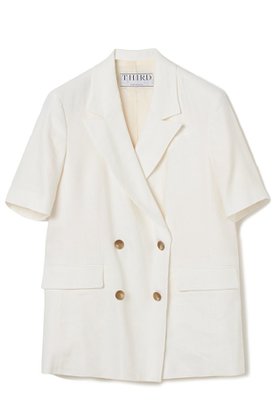 【サードマガジン/THIRD MAGAZINE】 ショートスリーブジャケット人気、トレンドファッション・服の通販 founy(ファニー) ファッション Fashion レディースファッション Fashion for Women アウター Coat / Outerwear Collection レディースジャケット・軽アウター Jackets おすすめ Recommended / Our Picks カーディガン Cardigan, Knitwear ジャケット Jacket, Outerwear ダブル Double, Double-Breasted ビジネス 仕事 通勤 Business / Work / Commuting 半袖 Short Sleeve, Half Sleeve 夏 Summer 春 Spring S/S・春夏 SS, Spring/Summer, Warm Season |ID:prp329100003866176