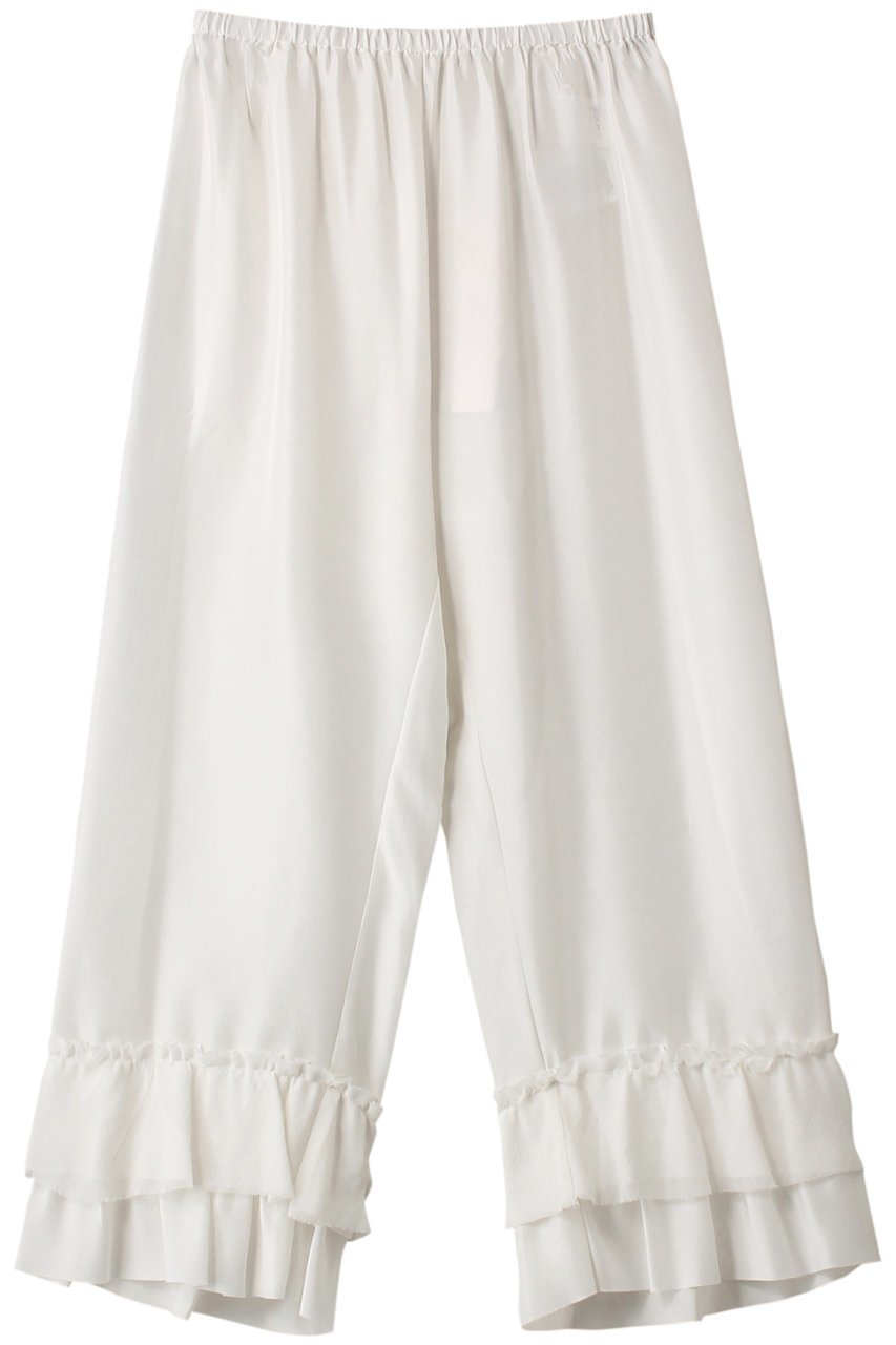 【ハウス オブ ロータス/HOUSE OF LOTUS】のシルクフリルパンツ 人気、トレンドファッション・服の通販 founy(ファニー) 　ファッション　Fashion　レディースファッション　Fashion for Women　パンツ　Pants & Trousers　アンダー　Underwear Essentials　シフォン　Chiffon, Lightweight Fabric　シルク　Silk, 100% Silk　パーティ　Party, Party Style　ベーシック　Basic, Essential　エレガント 上品　Elegant　 other-1|ID: prp329100003866183 ipo3291000000032914257