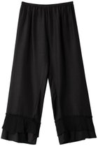 【ハウス オブ ロータス/HOUSE OF LOTUS】のシルクフリルパンツ 人気、トレンドファッション・服の通販 founy(ファニー) ファッション Fashion レディースファッション Fashion for Women パンツ Pants & Trousers アンダー Underwear Essentials シフォン Chiffon, Lightweight Fabric シルク Silk, 100% Silk パーティ Party, Party Style ベーシック Basic, Essential エレガント 上品 Elegant thumbnail ブラック|ID: prp329100003866183 ipo3291000000032914276