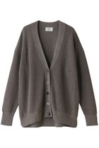 【プルミエ アロンディスモン/1er Arrondissement】のリネン畦リラックスカーディガン モカ|ID: prp329100003866184 ipo3291000000031804617