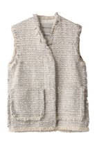 【デパリエ/DEPAREILLE】のラメツイードベスト 人気、トレンドファッション・服の通販 founy(ファニー) ファッション Fashion レディースファッション Fashion for Women アウター Coat / Outerwear Collection レディースジャケット・軽アウター Jackets ジャケット Jacket, Outerwear ツイード Twill, Twill Weave デニム Denim, Jeans Material トレンド Trend, Trending Now フリンジ Fringe, Tassel ベスト Vest, Waistcoat ポケット Pocket, Pocket Detail thumbnail オフホワイト|ID: prp329100003866207 ipo3291000000036797756