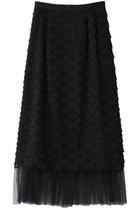 【デパリエ/DEPAREILLE】のシャンデリアレーススカート ブラック|ID:prp329100003866209