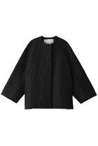 【デパリエ/DEPAREILLE】のノーカラージャカードジャケット 人気、トレンドファッション・服の通販 founy(ファニー) ファッション Fashion レディースファッション Fashion for Women アウター Coat / Outerwear Collection レディースジャケット・軽アウター Jackets ジャカード／ジャガード Jacquard, Woven Pattern ジャケット Jacket, Outerwear フォルム Silhouette, Form thumbnail ブラック|ID: prp329100003866211 ipo3291000000036604825