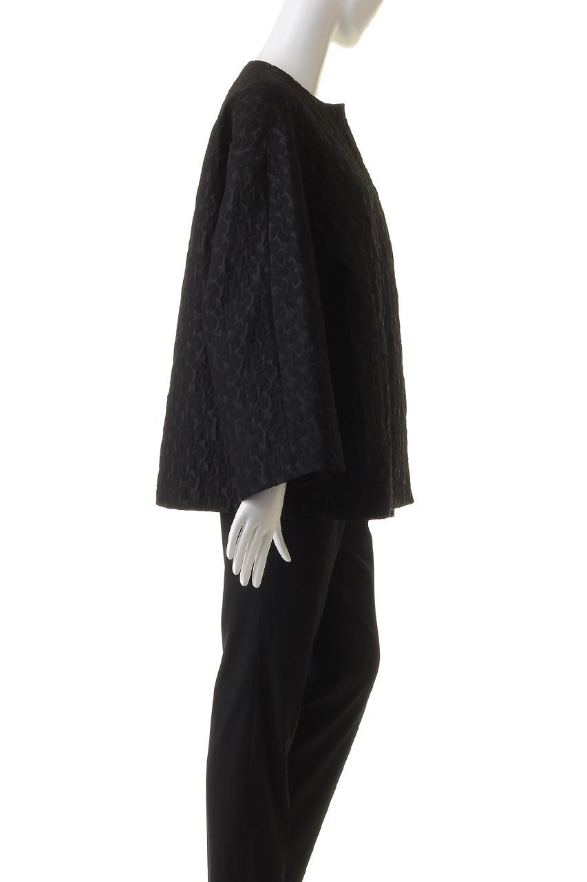 【デパリエ/DEPAREILLE】のノーカラージャカードジャケット 人気、トレンドファッション・服の通販 founy(ファニー) 　ファッション　Fashion　レディースファッション　Fashion for Women　アウター　Coat / Outerwear Collection　レディースジャケット・軽アウター　Jackets　ジャカード／ジャガード　Jacquard, Woven Pattern　ジャケット　Jacket, Outerwear　フォルム　Silhouette, Form　other-3|ID: prp329100003866211 ipo3291000000036604831