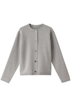 【ウィムガゼット/Whim Gazette】の【GEMINI】ミラノクルーカーディガン ライトグレー|ID: prp329100003867700 ipo3291000000036760052