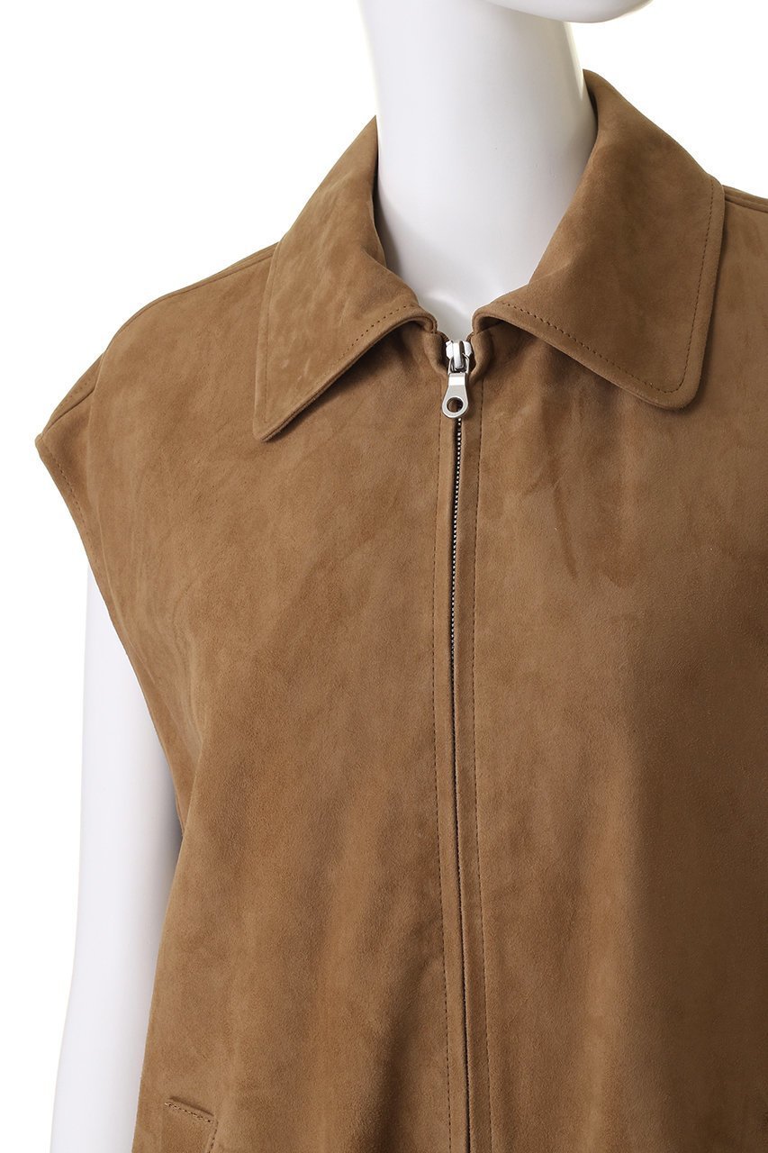 【ウィムガゼット/Whim Gazette】の【GEMINI】スエードノースリーブブルゾン 人気、トレンドファッション・服の通販 founy(ファニー) 　ファッション　Fashion　レディースファッション　Fashion for Women　アウター　Coat / Outerwear Collection　レディースジャケット・軽アウター　Jackets　ブルゾンジャケット・スポーティアウター　Blouson Jackets　ジャケット　Jacket, Outerwear　ブルゾン　Blouson, Bomber Jacket　リラックス　Relax, Relaxed Fit　ルーズ　Loose, Oversized　other-4|ID: prp329100003867702 ipo3291000000035617247