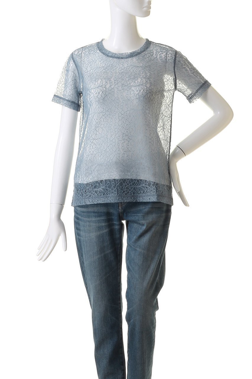 【ウィムガゼット/Whim Gazette】の【GEMINI】レースTシャツ 人気、トレンドファッション・服の通販 founy(ファニー) 　ファッション　Fashion　レディースファッション　Fashion for Women　トップス・カットソー　Cut & Sew Tops　シャツ・ブラウス・オフィスカジュアル　Elegant Blouses & Button-Ups　ロングTシャツ・Tシャツ　Longline T-Shirts & Tees　カットソー・ベーシックTシャツ　Cut-and-Sewn Tops / Stretch Tees & Basics　インナー　Innerwear　キャミソール　Camisole, Spaghetti Strap Top　ショート　Short, Short Length　スリーブ　Sleeve, Long Sleeve / Short Sleeve　トレンド　Trend, Trending Now　レース　Lace, Lace Fabric　other-2|ID: prp329100003867704 ipo3291000000032840648