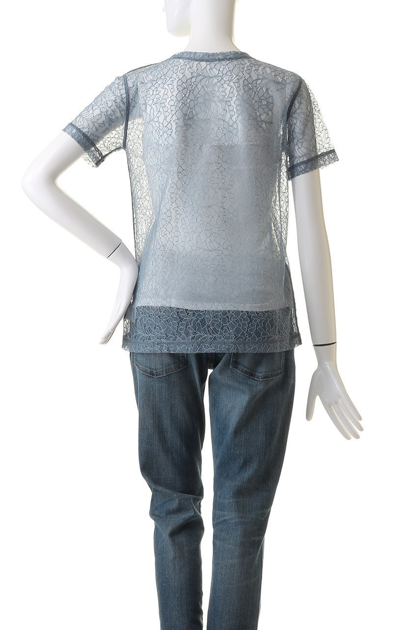 【ウィムガゼット/Whim Gazette】の【GEMINI】レースTシャツ 人気、トレンドファッション・服の通販 founy(ファニー) 　ファッション　Fashion　レディースファッション　Fashion for Women　トップス・カットソー　Cut & Sew Tops　シャツ・ブラウス・オフィスカジュアル　Elegant Blouses & Button-Ups　ロングTシャツ・Tシャツ　Longline T-Shirts & Tees　カットソー・ベーシックTシャツ　Cut-and-Sewn Tops / Stretch Tees & Basics　インナー　Innerwear　キャミソール　Camisole, Spaghetti Strap Top　ショート　Short, Short Length　スリーブ　Sleeve, Long Sleeve / Short Sleeve　トレンド　Trend, Trending Now　レース　Lace, Lace Fabric　other-4|ID: prp329100003867704 ipo3291000000032840660