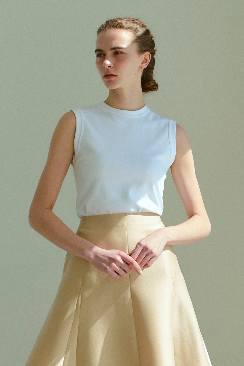 【ジェイドット/j.】のピュアコットンスムースノースリーブ 人気、トレンドファッション・服の通販 founy(ファニー) 　ファッション　Fashion　レディースファッション　WOMEN　トップス・カットソー　Tops/Tshirt　キャミソール / ノースリーブ　No Sleeves　シャツ/ブラウス　Shirts/Blouses　ロング / Tシャツ　T-Shirts　カットソー　Cut and Sewn　キャミソール　Camisole　タンク　Tank　ノースリーブ　No Sleeve　バランス　Balance　other-6|ID: prp329100003867769 ipo3291000000031380440