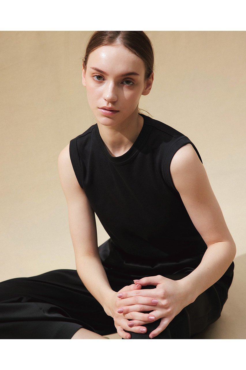 【ジェイドット/j.】のピュアコットンスムースノースリーブ 人気、トレンドファッション・服の通販 founy(ファニー) 　ファッション　Fashion　レディースファッション　Fashion for Women　トップス・カットソー　Cut & Sew Tops　キャミソール&ノースリーブ　Camisoles & Sleeveless Tops　シャツ・ブラウス・オフィスカジュアル　Elegant Blouses & Button-Ups　ロングTシャツ・Tシャツ　Longline T-Shirts & Tees　カットソー・ベーシックTシャツ　Cut-and-Sewn Tops / Stretch Tees & Basics　キャミソール　Camisole, Spaghetti Strap Top　タンク　Tank Top, Sleeveless Top　ノースリーブ　Sleeveless, No-Sleeve　バランス　Balance, Style Balance　other-6|ID: prp329100003867769 ipo3291000000032864112