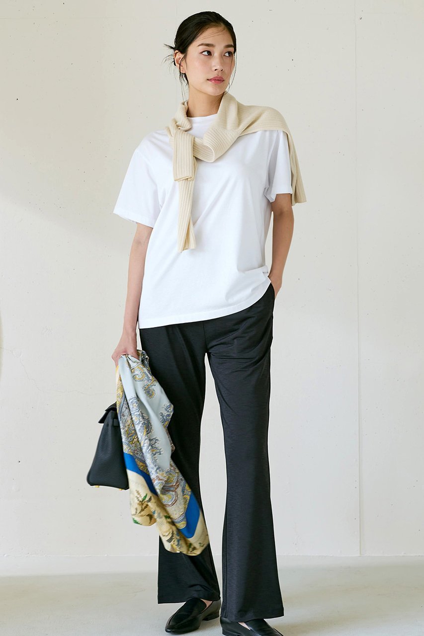 【ジェイドット/j.】の24番手オーガニックコットンTシャツ 人気、トレンドファッション・服の通販 founy(ファニー) 　ファッション　Fashion　レディースファッション　Fashion for Women　トップス・カットソー　Cut & Sew Tops　シャツ・ブラウス・オフィスカジュアル　Elegant Blouses & Button-Ups　ロングTシャツ・Tシャツ　Longline T-Shirts & Tees　カットソー・ベーシックTシャツ　Cut-and-Sewn Tops / Stretch Tees & Basics　カッティング　Cutting Detail　ショート　Short, Short Length　スリーブ　Sleeve, Long Sleeve / Short Sleeve　other-7|ID: prp329100003867770 ipo3291000000036094377