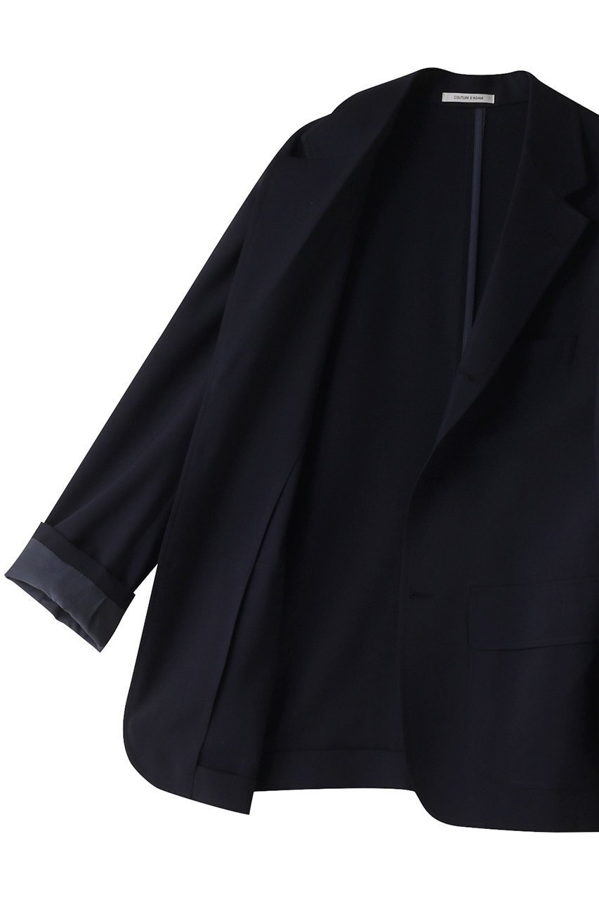 【クチュールドアダム/COUTURE D'ADAM】のアメリカンサックブレザージャケット 人気、トレンドファッション・服の通販 founy(ファニー) 　ファッション　Fashion　レディースファッション　WOMEN　アウター　Coat Outerwear　ジャケット　Jackets　ジャケット　Jacket　バランス　Balance　マニッシュ　Mannish　other-6|ID: prp329100003867797 ipo3291000000031380504