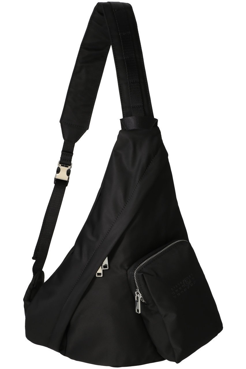 【エムエム6 メゾン マルタン マルジェラ/MM6 Maison Martin Margiela】のジャパニーズスリングバッグ インテリア・キッズ・メンズ・レディースファッション・服の通販 founy(ファニー) 　ファッション　Fashion　レディースファッション　Fashion for Women　バッグ　Bags　トライアングル　Triangle, Triangular Shape　フォルム　Silhouette, Form　ポケット　Pocket, Pocket Detail　ブラック|ID: prp329100003867800 ipo3291000000032784242