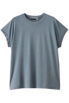 【カオス/Chaos】のシルクフレーズTシャツ 人気、トレンドファッション・服の通販 founy(ファニー) ファッション Fashion レディースファッション Ladies' Fashion Online トップス・カットソー Tops/Tshirt シャツ/ブラウス Shirts/Blouses ロング / Tシャツ T-Shirts カットソー Cut and Sewn なめらか Smooth カットソー Cut And Sew ショート Short シルク Silk スリーブ Sleeve エレガント 上品 Elegant thumbnail ブルー2|ID: prp329100003870475 ipo3291000000032475535