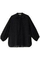 【ジェイドット/j.】のラメドットジャカードリボンブラウス ブラック|ID: prp329100003870492 ipo3291000000036395974