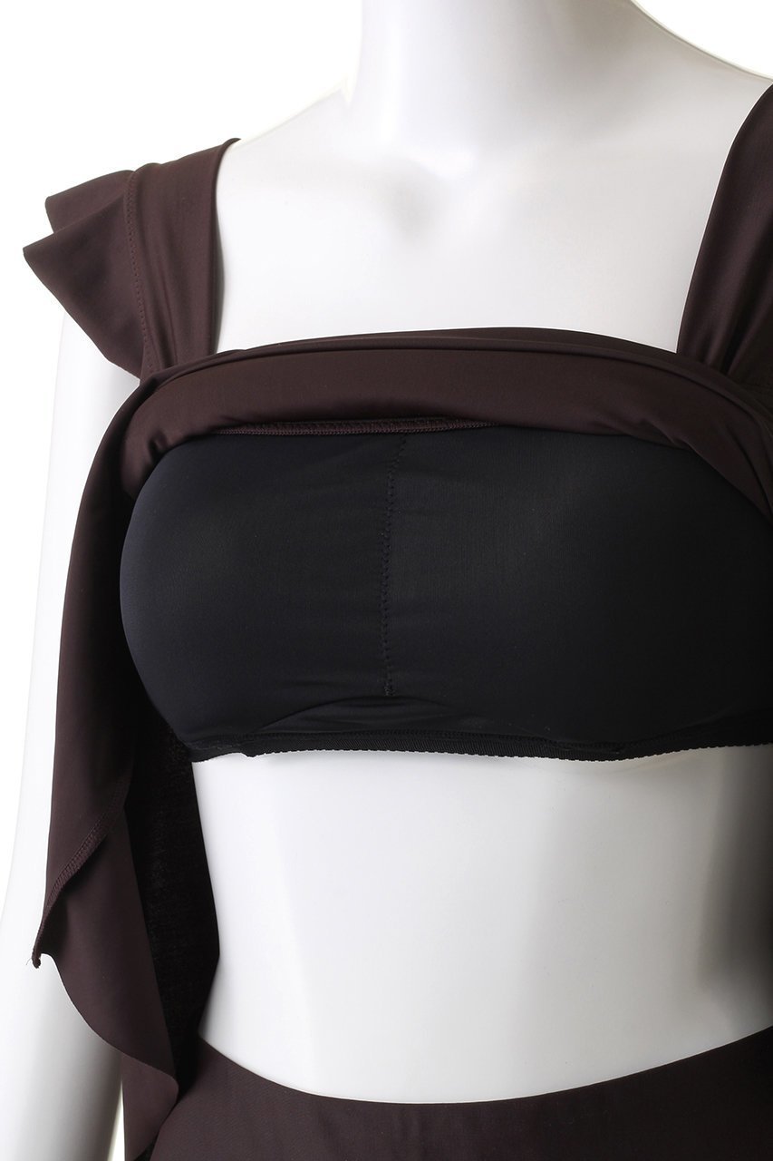 【レイール/Reir】のANAYI x Reir 限定タンキニ3点セット 人気、トレンドファッション・服の通販 founy(ファニー) 　ファッション　Fashion　レディースファッション　Fashion for Women　トップス・カットソー　Cut & Sew Tops　キャミソール&ノースリーブ　Camisoles & Sleeveless Tops　シャツ・ブラウス・オフィスカジュアル　Elegant Blouses & Button-Ups　ロングTシャツ・Tシャツ　Longline T-Shirts & Tees　カットソー・ベーシックTシャツ　Cut-and-Sewn Tops / Stretch Tees & Basics　おすすめ　Recommended / Our Picks　カッティング　Cutting Detail　キャミソール　Camisole, Spaghetti Strap Top　ギャザー　Gathered, Ruffled　ショート　Short, Short Length　タンク　Tank Top, Sleeveless Top　フェミニン　Feminine, Girly　フリル　Frill, Ruffle　ペプラム　Peplum, Flared Hem　ラップ　Wrap, Wrap Design　リゾート　Resort, Vacation Style　巾着　Drawstring Bag, Kinchaku　水着　Swimsuit, Swimwear　other-7|ID: prp329100003871940 ipo3291000000031380162