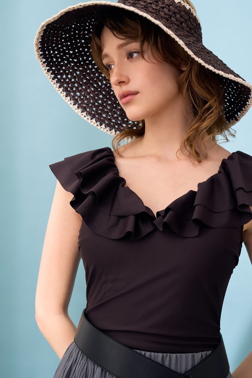 【レイール/Reir】のANAYI x Reir 限定ワンピース水着 ショートパンツセット 人気、トレンドファッション・服の通販 founy(ファニー) 　ファッション　Fashion　レディースファッション　WOMEN　水着　Swimwear　水着　Swimwear　カッティング　Cutting　ショート　Short　スポーツ　Sports　フェミニン　Feminine　フリル　Frills　リゾート　Resort　リボン　Ribbon　巾着　Purse　水着　Swimsuit　other-2|ID: prp329100003871941 ipo3291000000031380166