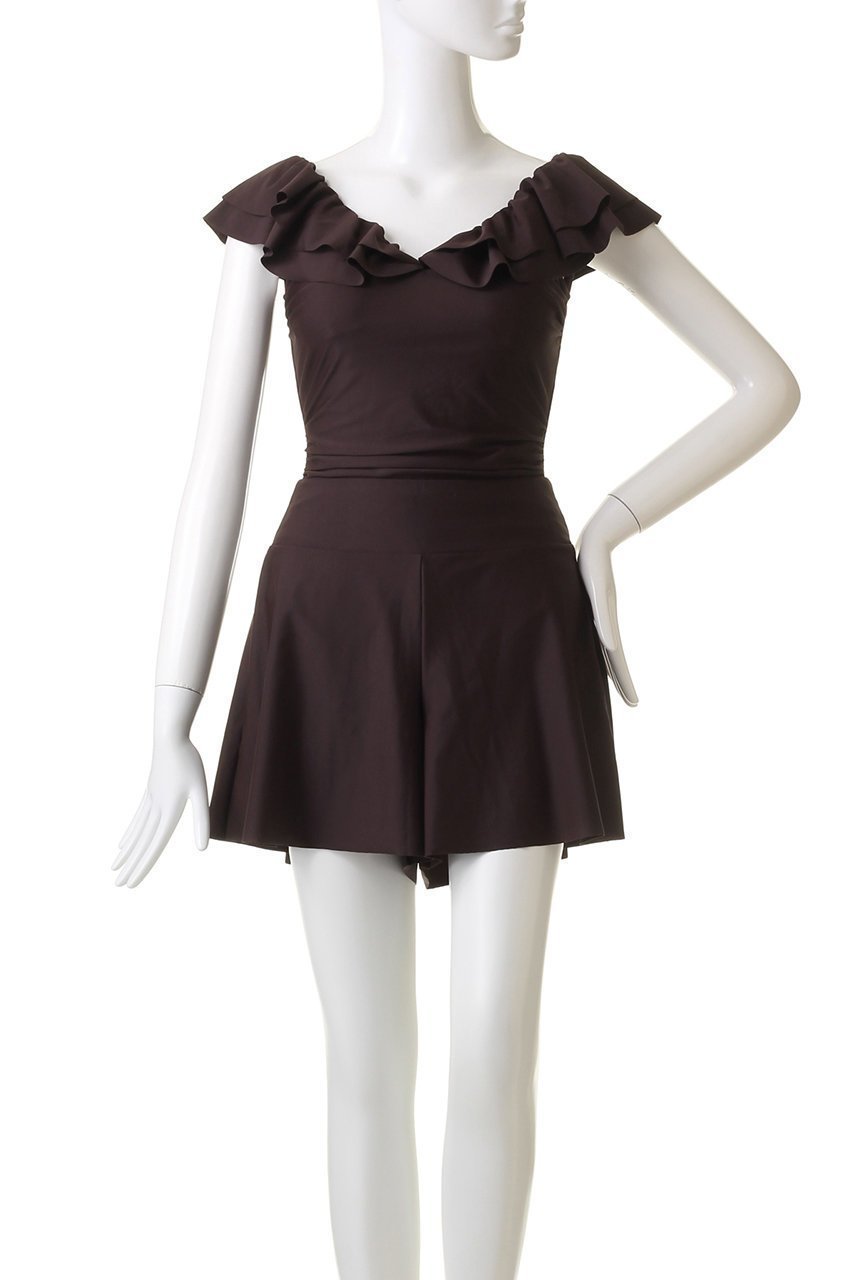 【レイール/Reir】のANAYI x Reir 限定ワンピース水着 ショートパンツセット 人気、トレンドファッション・服の通販 founy(ファニー) 　ファッション　Fashion　レディースファッション　Fashion for Women　水着　Swimwear　レディース水着・ビーチウェア　Swimwear & Beachwear　カッティング　Cutting Detail　ショート　Short, Short Length　スポーツ　Sports, Activewear　フェミニン　Feminine, Girly　フリル　Frill, Ruffle　リゾート　Resort, Vacation Style　リボン　Ribbon, Bow　巾着　Drawstring Bag, Kinchaku　水着　Swimsuit, Swimwear　other-4|ID: prp329100003871941 ipo3291000000035574221