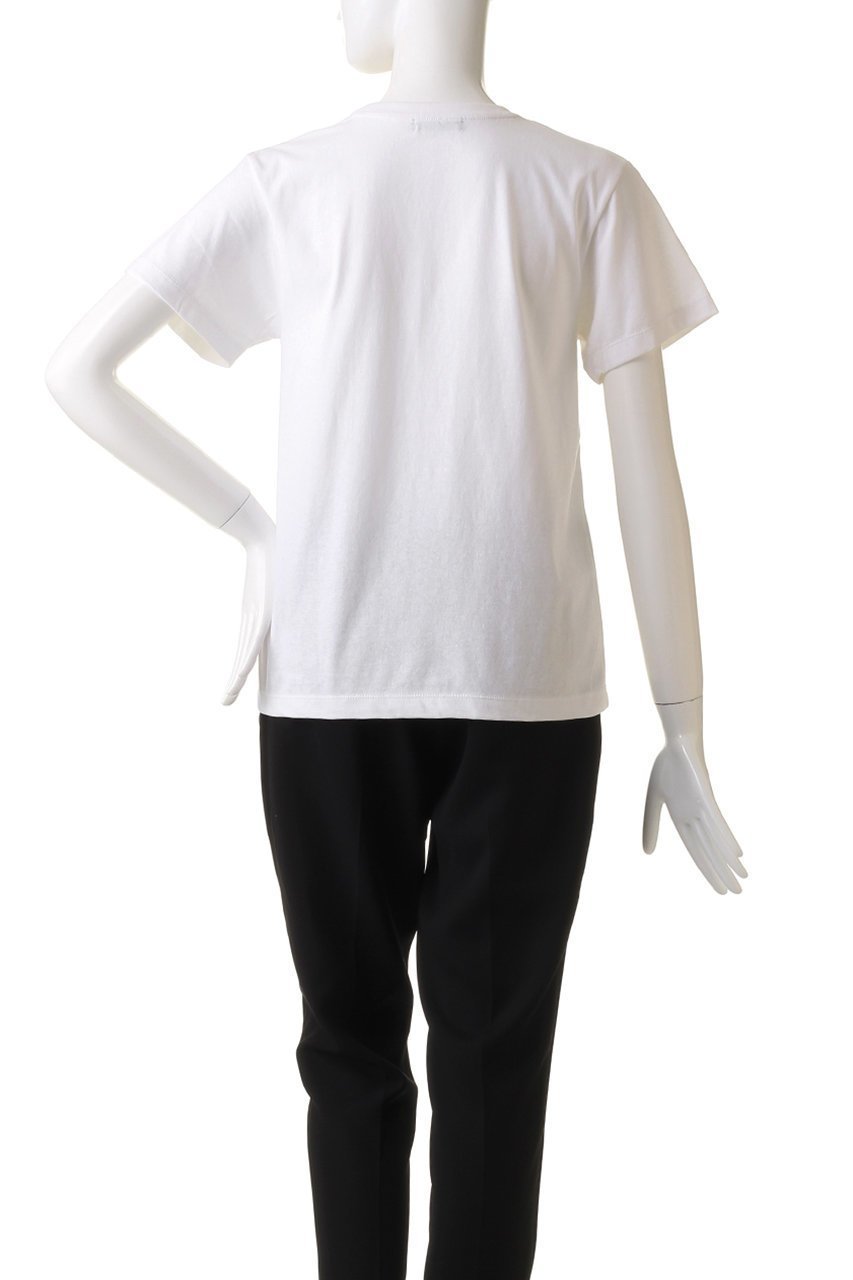 【アルアバイル/allureville】の箔ロゴTEE 人気、トレンドファッション・服の通販 founy(ファニー) 　ファッション　Fashion　レディースファッション　Fashion for Women　トップス・カットソー　Cut & Sew Tops　シャツ・ブラウス・オフィスカジュアル　Elegant Blouses & Button-Ups　ロングTシャツ・Tシャツ　Longline T-Shirts & Tees　カットソー・ベーシックTシャツ　Cut-and-Sewn Tops / Stretch Tees & Basics　コンパクト　Compact, Small Size　ショート　Short, Short Length　シンプル　Simple, Minimal　スリーブ　Sleeve, Long Sleeve / Short Sleeve　プリント　Print, Printed Pattern　半袖　Short Sleeve, Half Sleeve　other-4|ID: prp329100003872815 ipo3291000000032836882