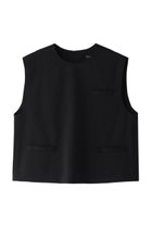 【ミズイロ インド/mizuiro ind】のcrew neck vest with pockets ベスト black|ID:prp329100003872824