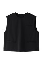 【ミズイロ インド/mizuiro ind】のcrew neck vest with pockets ベスト 人気、トレンドファッション・服の通販 founy(ファニー) ファッション Fashion レディースファッション WOMEN アウター Coat Outerwear ジャケット Jackets おすすめ Recommend コンパクト Compact ジャケット Jacket スーツ Suit セットアップ Set Up ベスト Vest ポケット Pocket エレガント 上品 Elegant thumbnail black|ID: prp329100003872824 ipo3291000000025493929